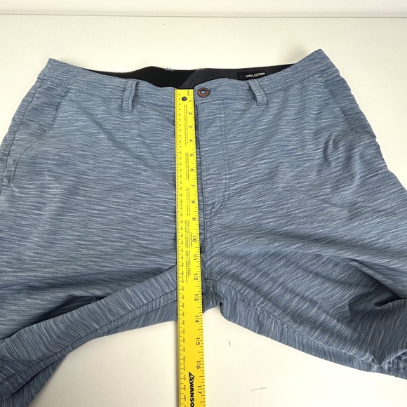 Volcom Shorts Mens 38* Surf & Turf Blue Lightweight‎ 4 Way Stretch *Flaws - Picture 13 of 14